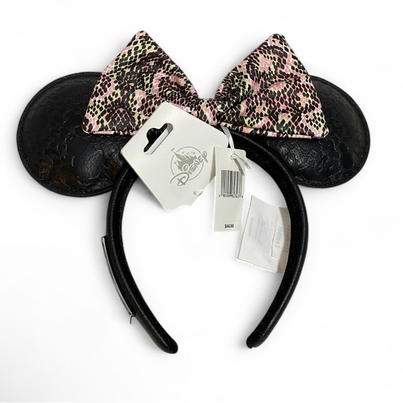 Loungefly Black and Pink Minnie Mouse Ears Headband - Picture 1 of 1